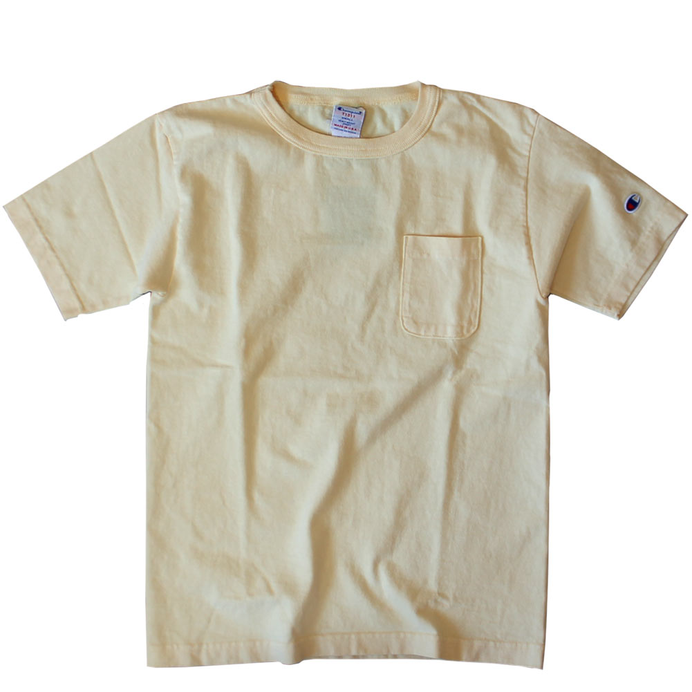 Champion チャンピオン メンズ 半袖 ポケット Tシャツ T1011 Us 無地