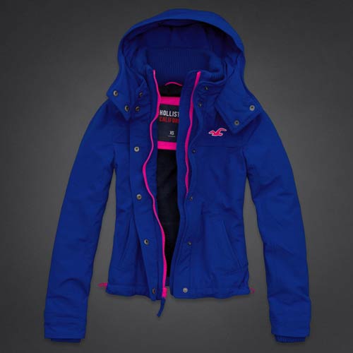 ホリスター/Hollister/レディース/ナイロンジャケット：Hollister All-Weather Jacket - Blue