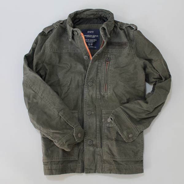 アメリカンイーグル/American Eagle/メンズ/ジャケット：AE Utility Jacket - Olive