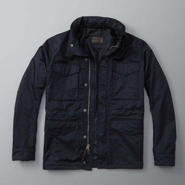 アバクロ Abercrombie＆Fitch アバクロンビー＆フィッチ ミリタリージャケット：M65 Military Jacket - Navy