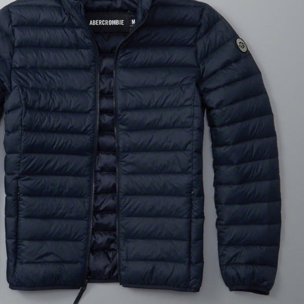 アバクロ Abercrombie Fitch アバクロンビー フィッチ ダウンジャケット Lightweight Puffer Jacket Navy