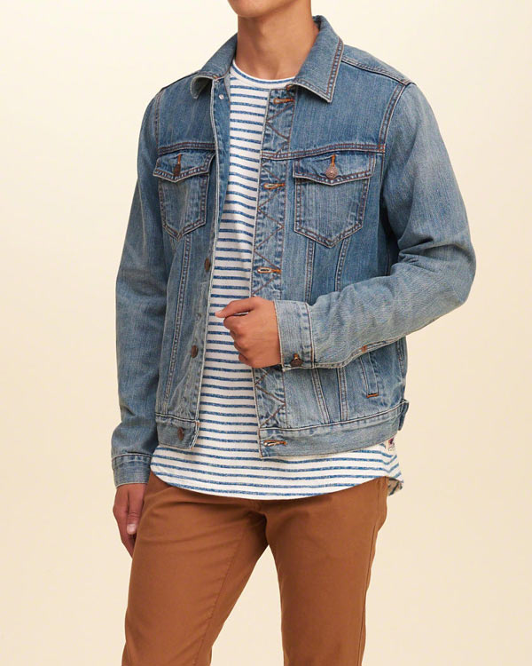 ホリスター Hollister アウター デニムジャケット ジージャン：Medium Wash Denim Jacket